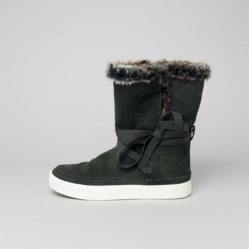 TOMS olive suede Vista boots, size 8, NEW IN BOX!