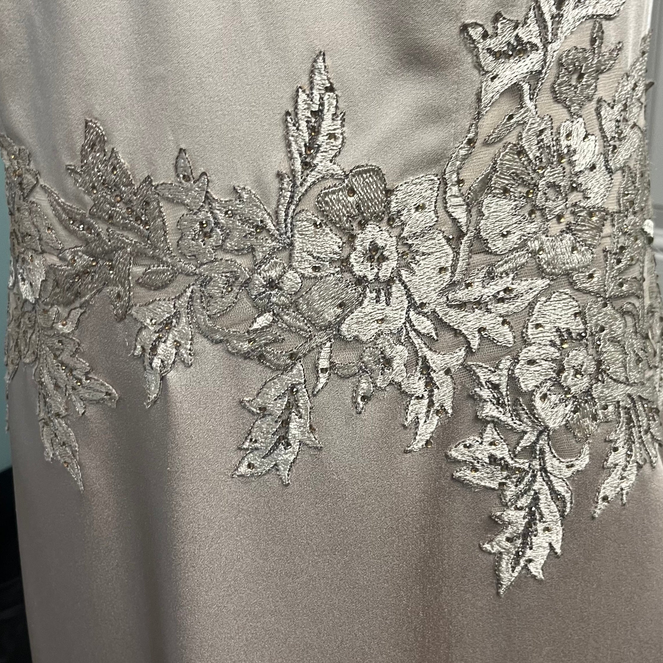 Cameron Blake champagne dress, size 14