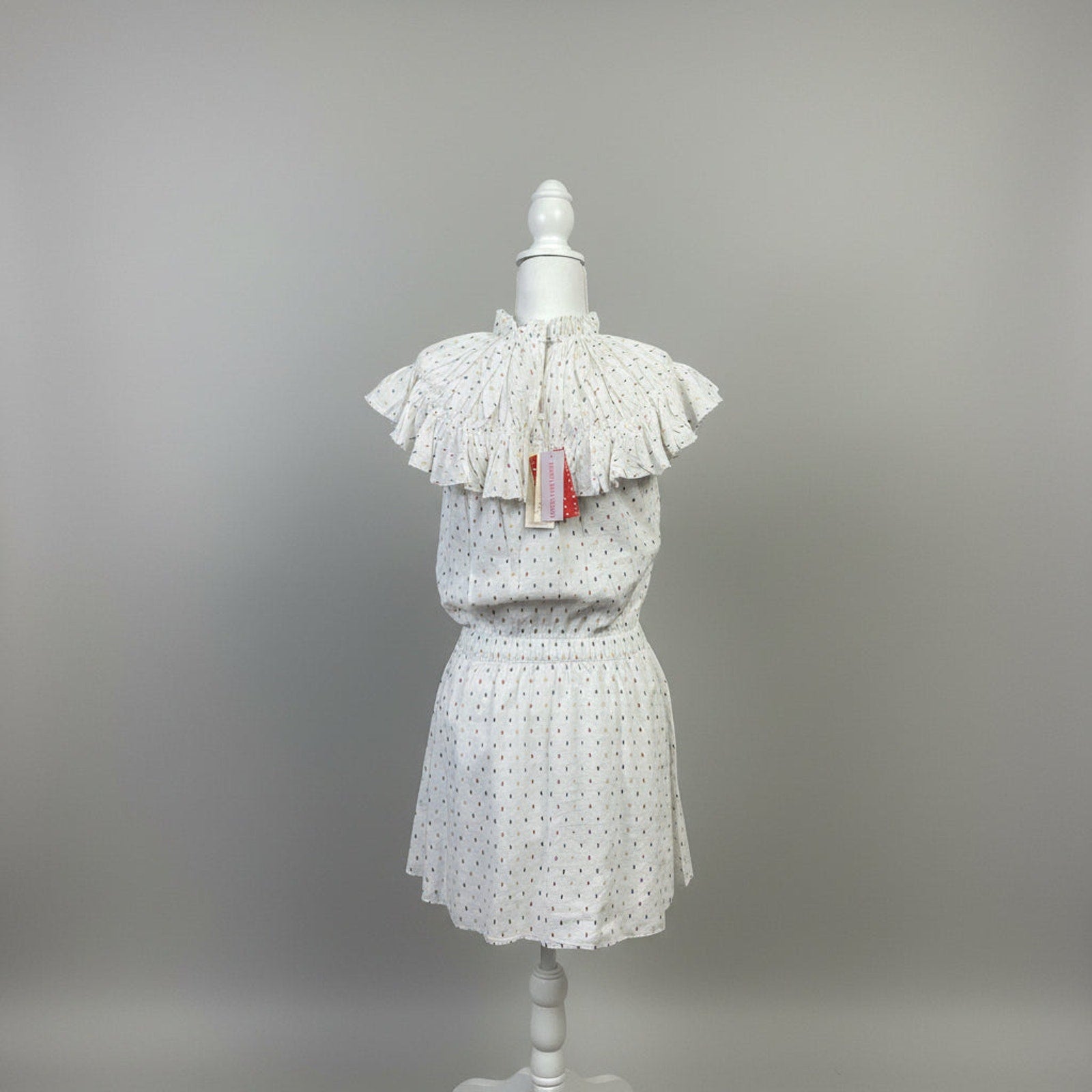 Never a Wallflower white/primary Vivian dress, size XS, NEW WITH TAGS!