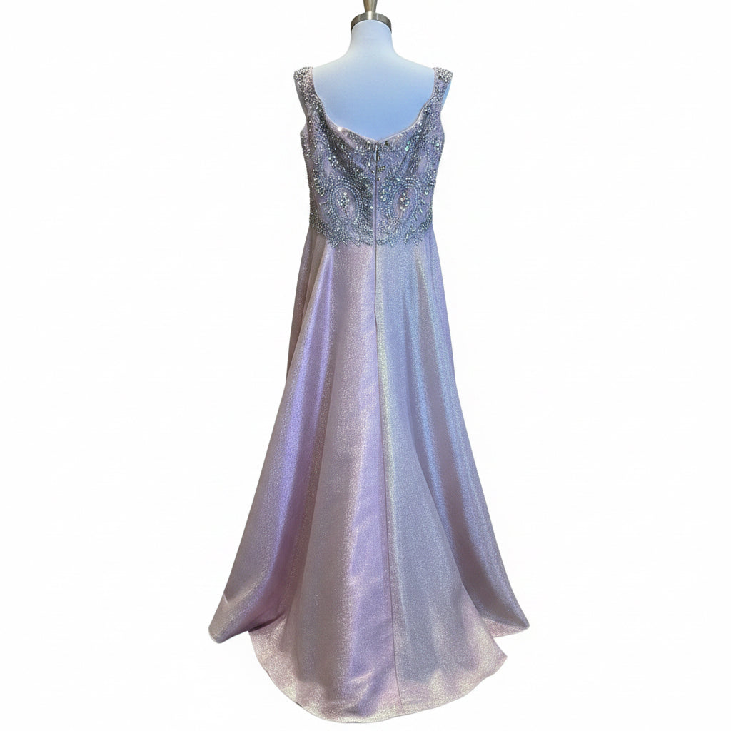 Rachel Allan blush pink dress, size 20