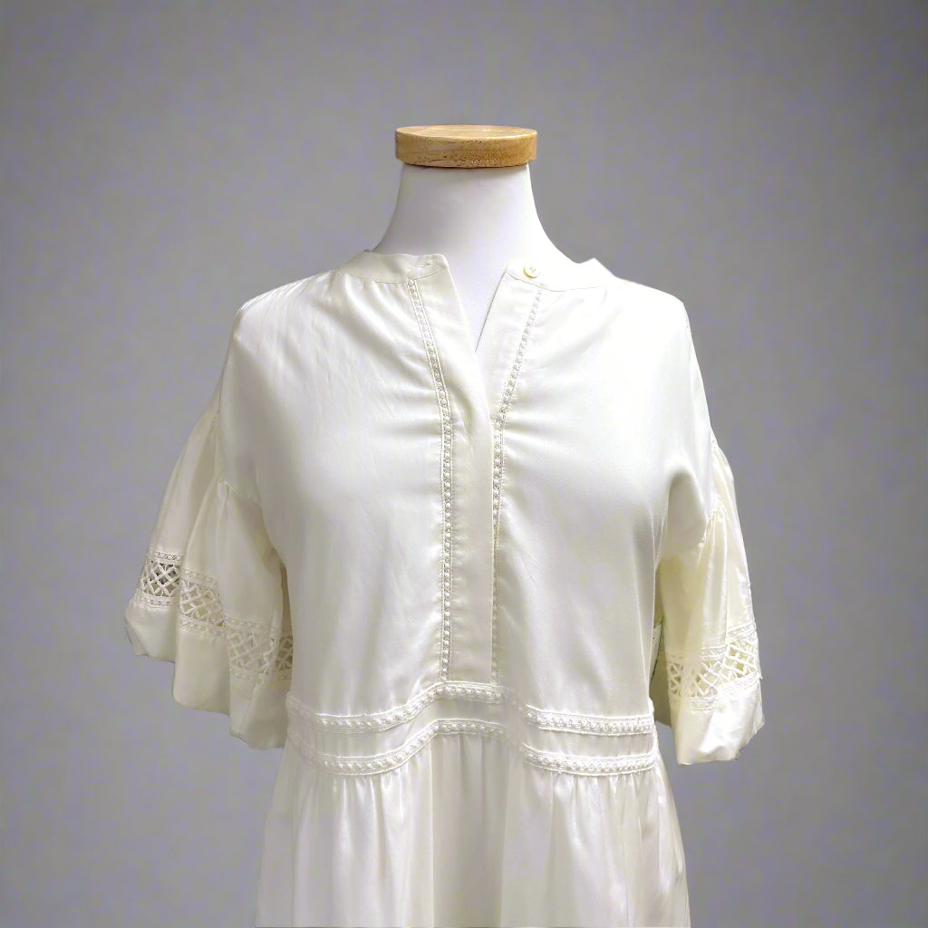 Marie Oliver white Jade dress, size S