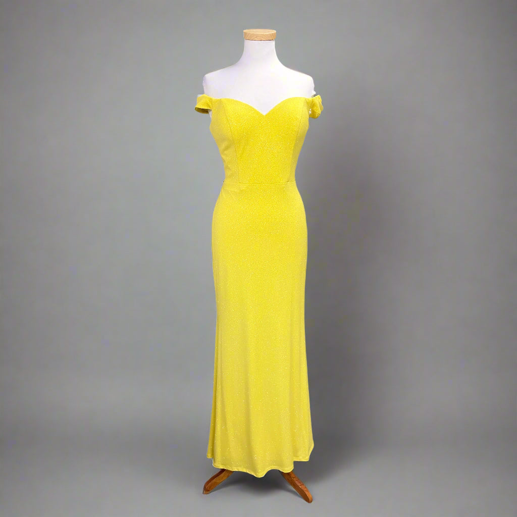 Amari yellow dress, size M