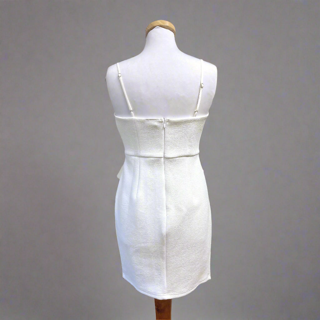Selfie Leslie ivory dress, size L