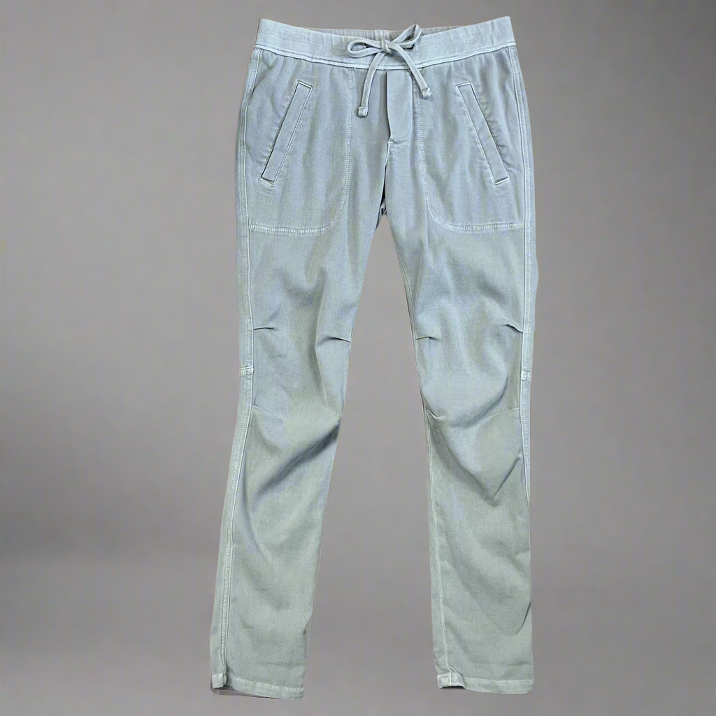 James Perse khaki cotton soft drape pants, size XS