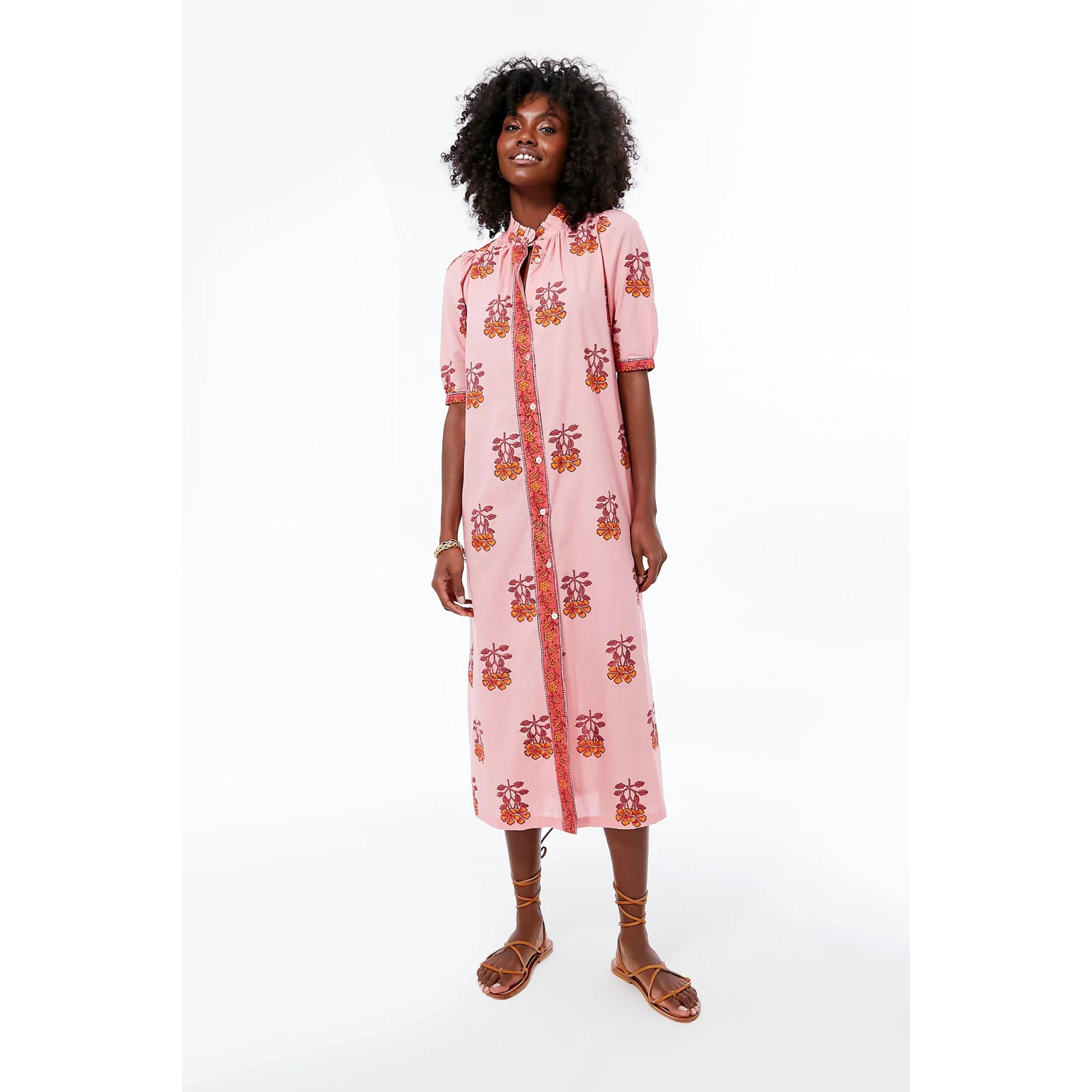 Alix of Bohemia Pink Punch Remi Peony dress, size XS