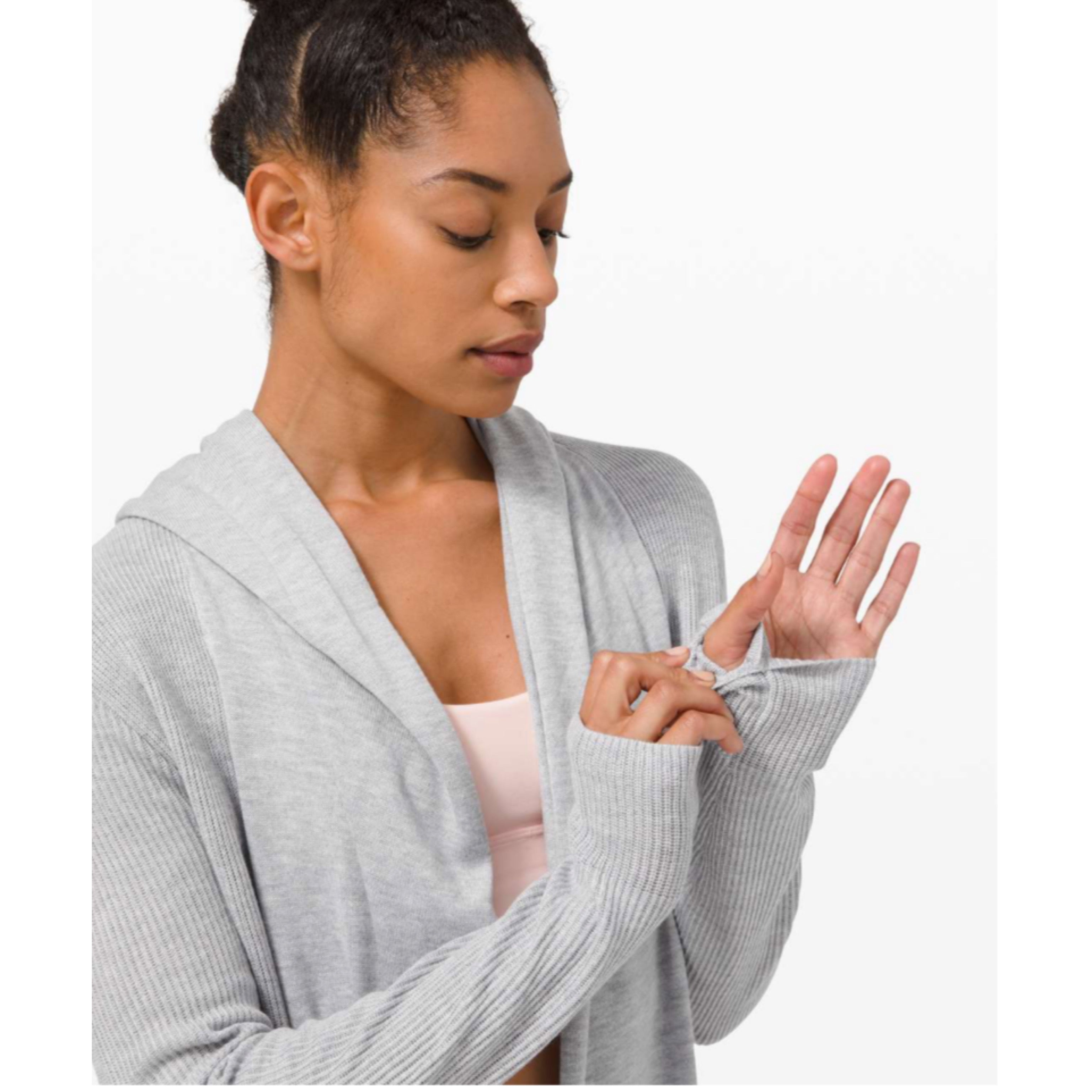 Lululemon gray sundown cardigan, Size 4