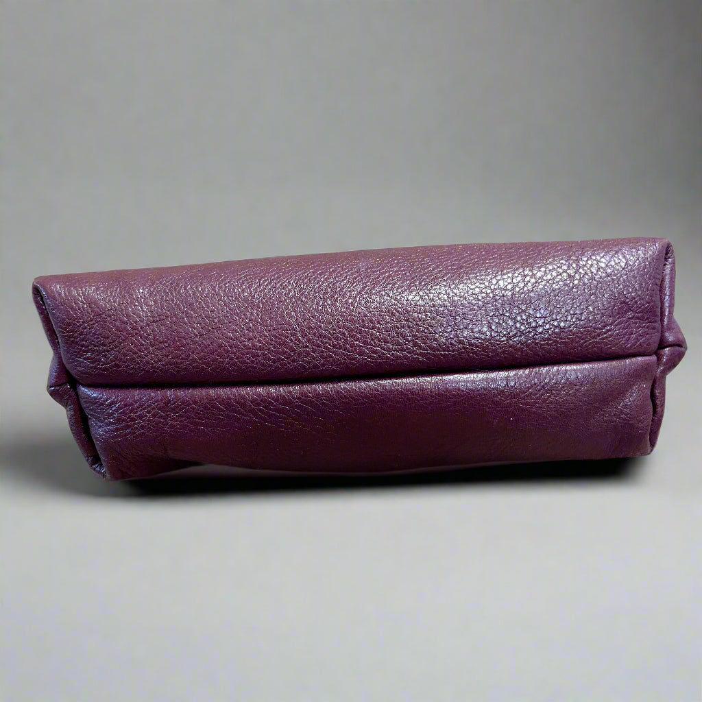 Chloe eggplant leather Lily crossbody bag