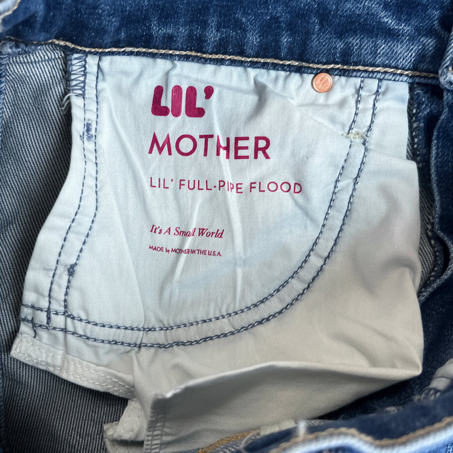 Lil' Mother Full-Pipe Flood jeans, Size 25