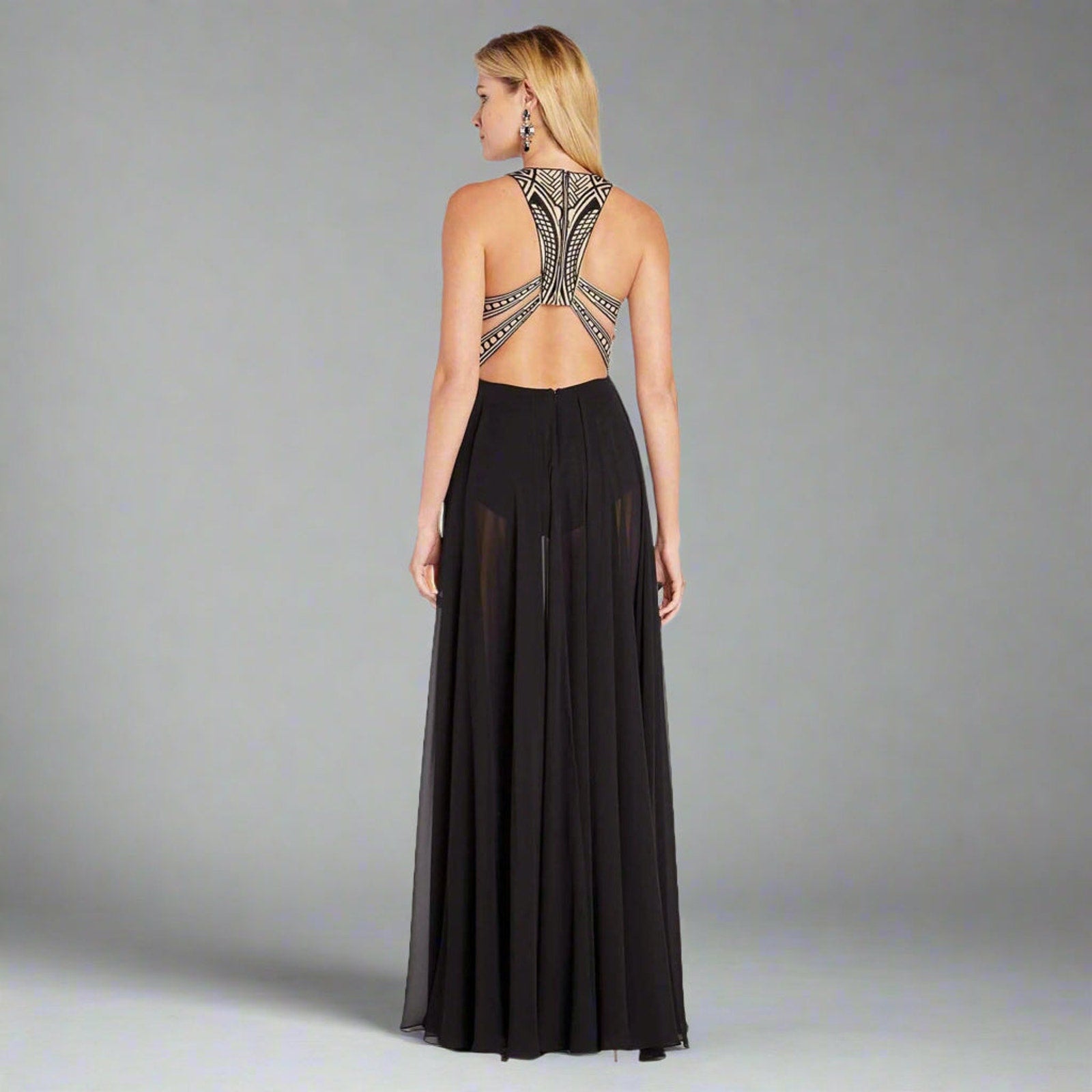 Alyce black dress, size 2, NEW WITH TAGS!