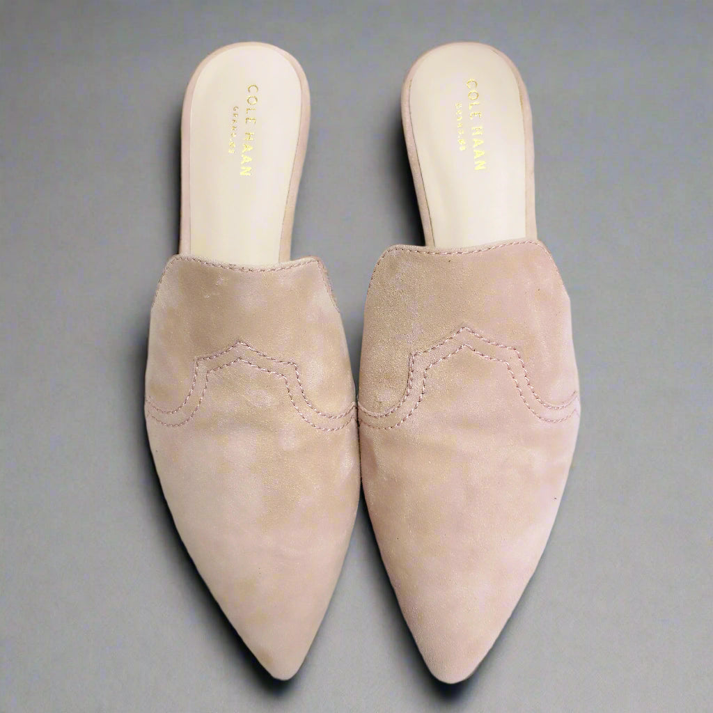 Cole Haan blush suede flats, size 8.5, BRAND NEW!