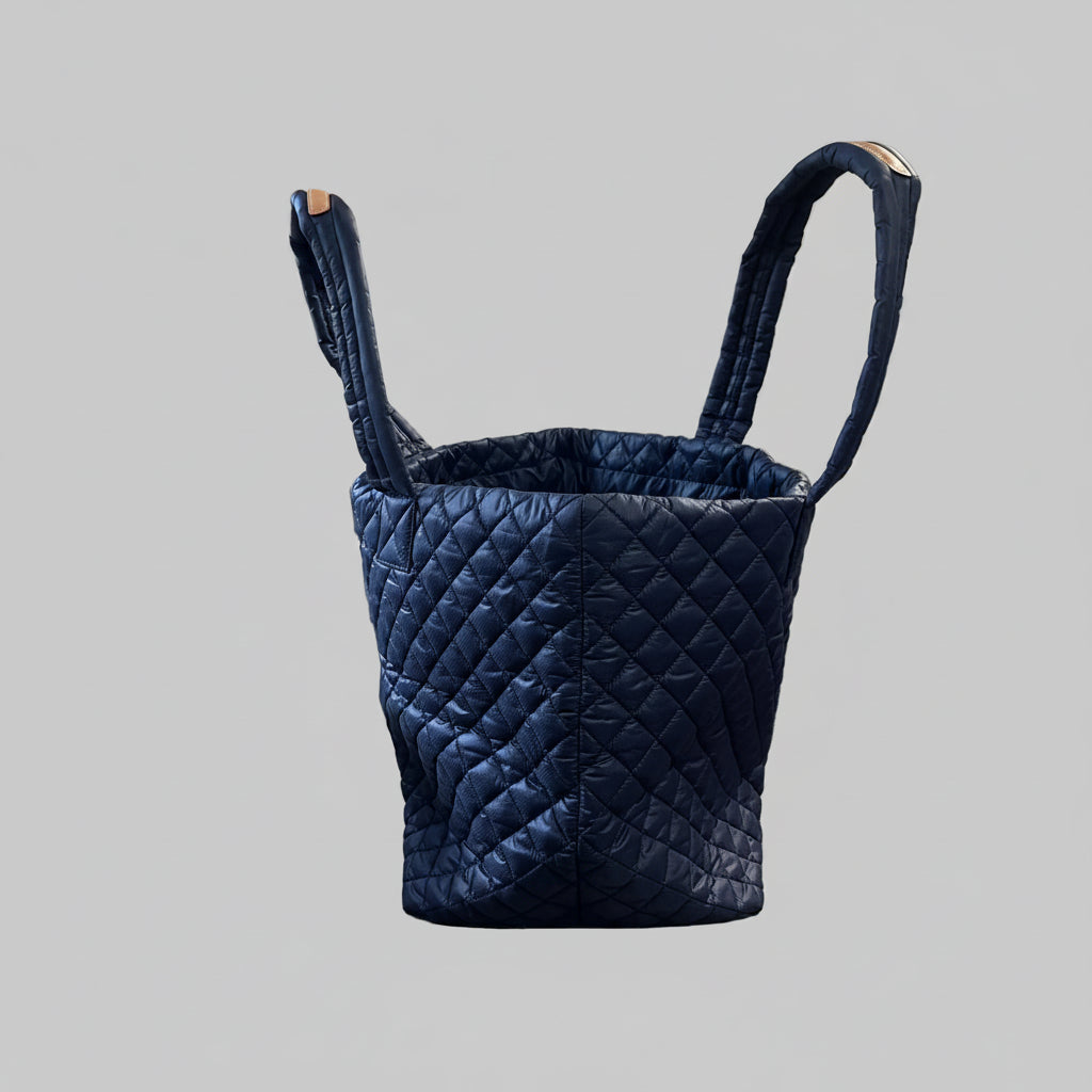 MZ Wallace navy quilted Metro Tote large, NEW WITHOUT TAGS!