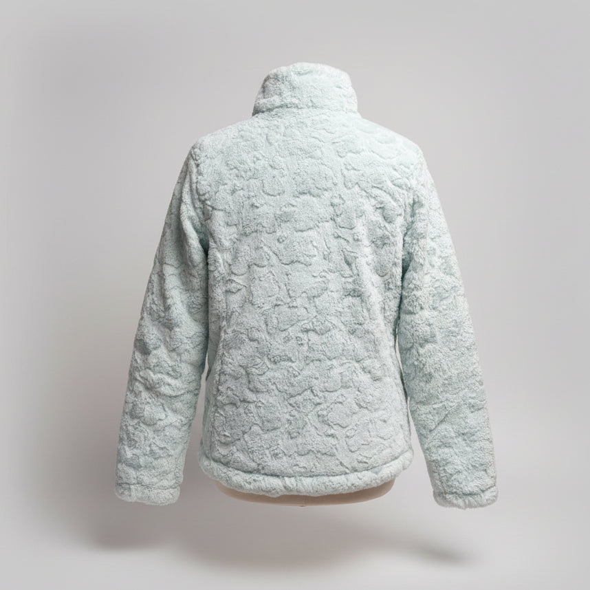 The North Face aqua and gray jacket, size Youth XL