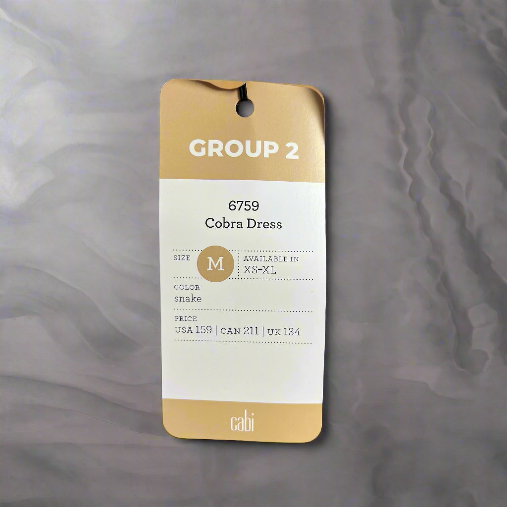 Cabi Cobra dress, size M, NEW WITH TAGS!