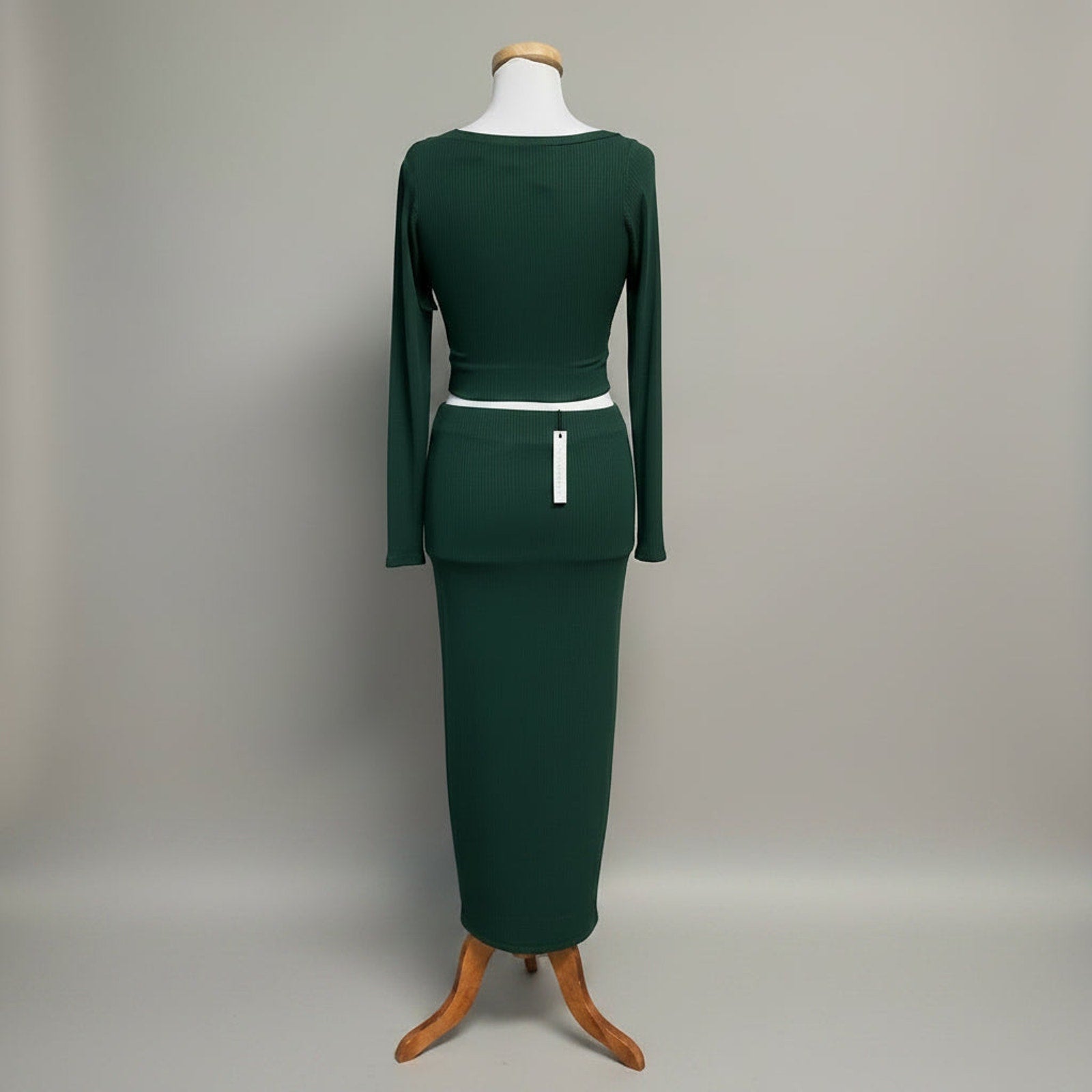 Stillwater evergreen knit 2-piece dress, size M, NEW WITH TAGS!