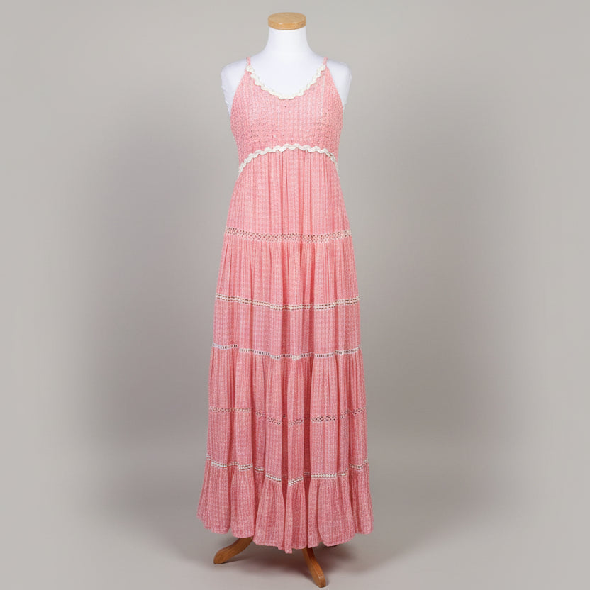 Miss June pink maxi dress, size S, NEW WITHOUT TAGS!