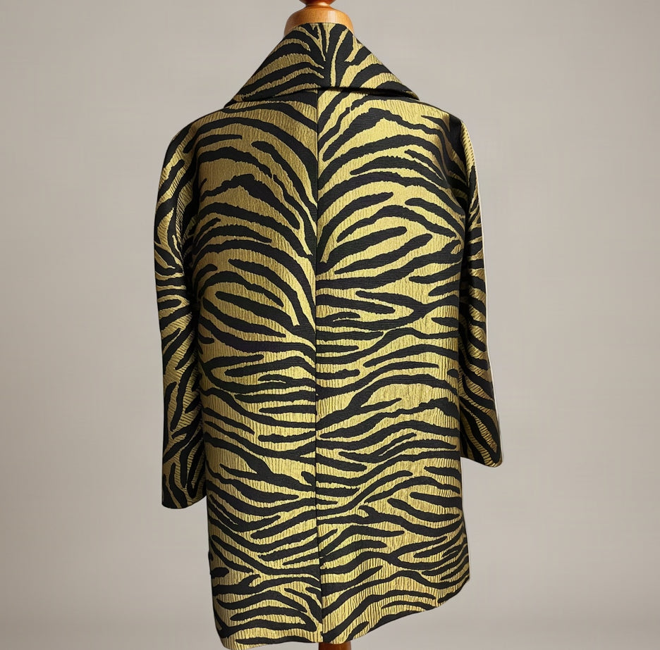 Tuckernuck gold and black Harley peacoat, size S, NEW WITH TAGS!