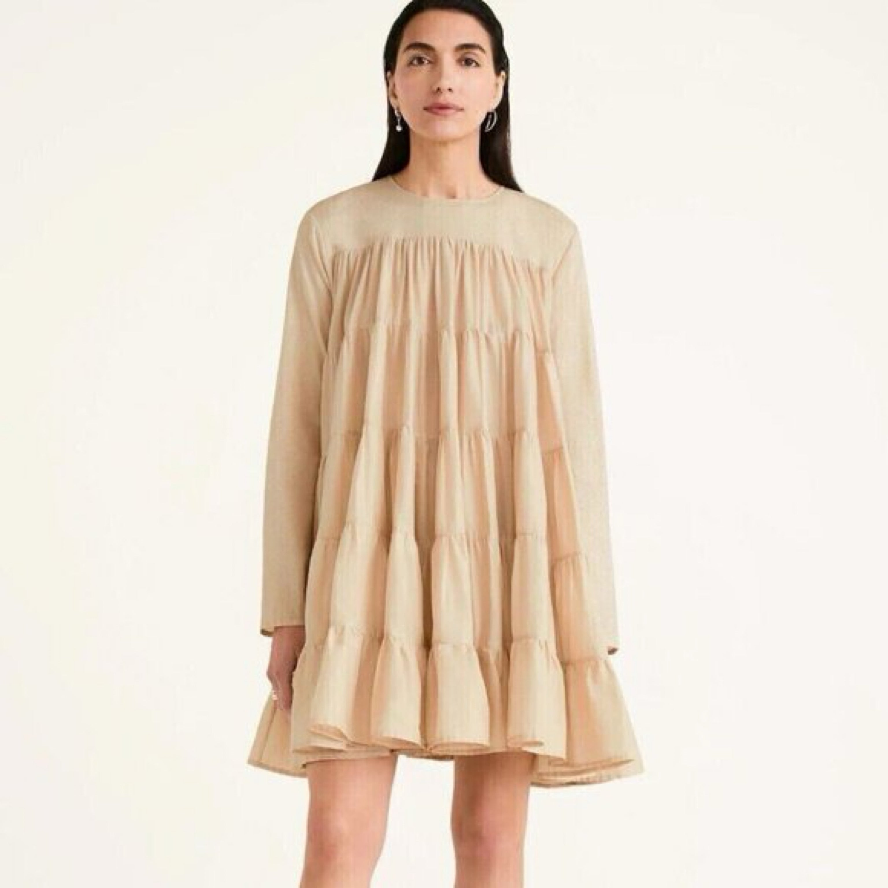 Merlette cream Soliman dress, size XS