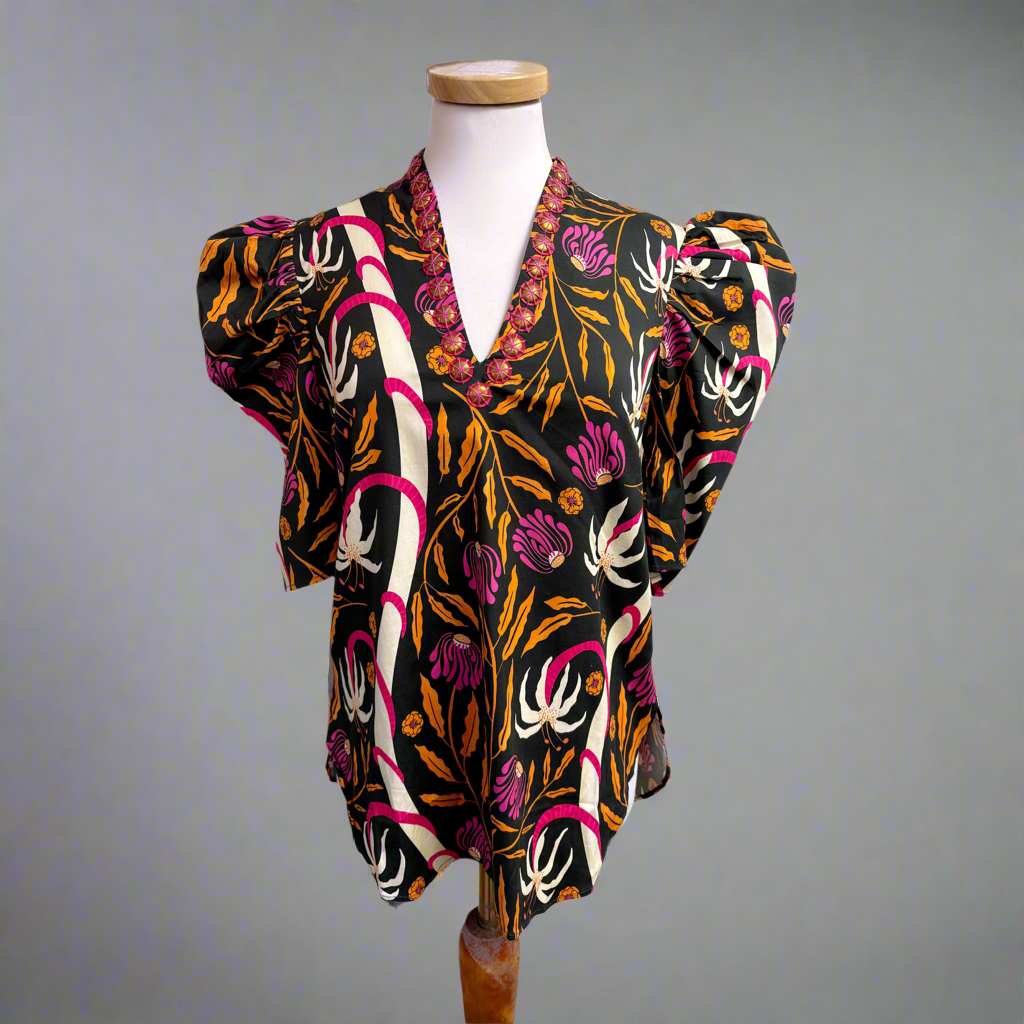 Sheridan French Natalie blouse, size S, NEW WITH TAGS!