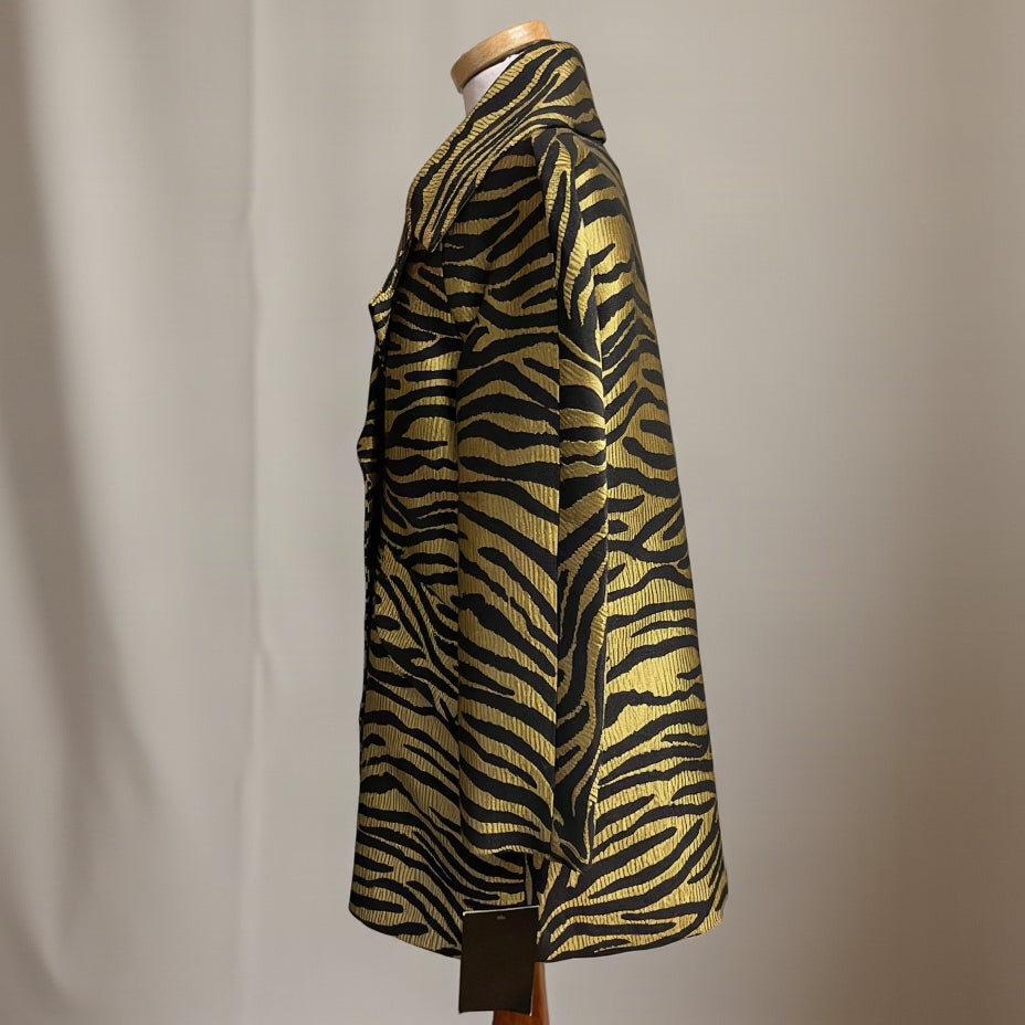 Tuckernuck gold and black Harley peacoat, size S, NEW WITH TAGS!