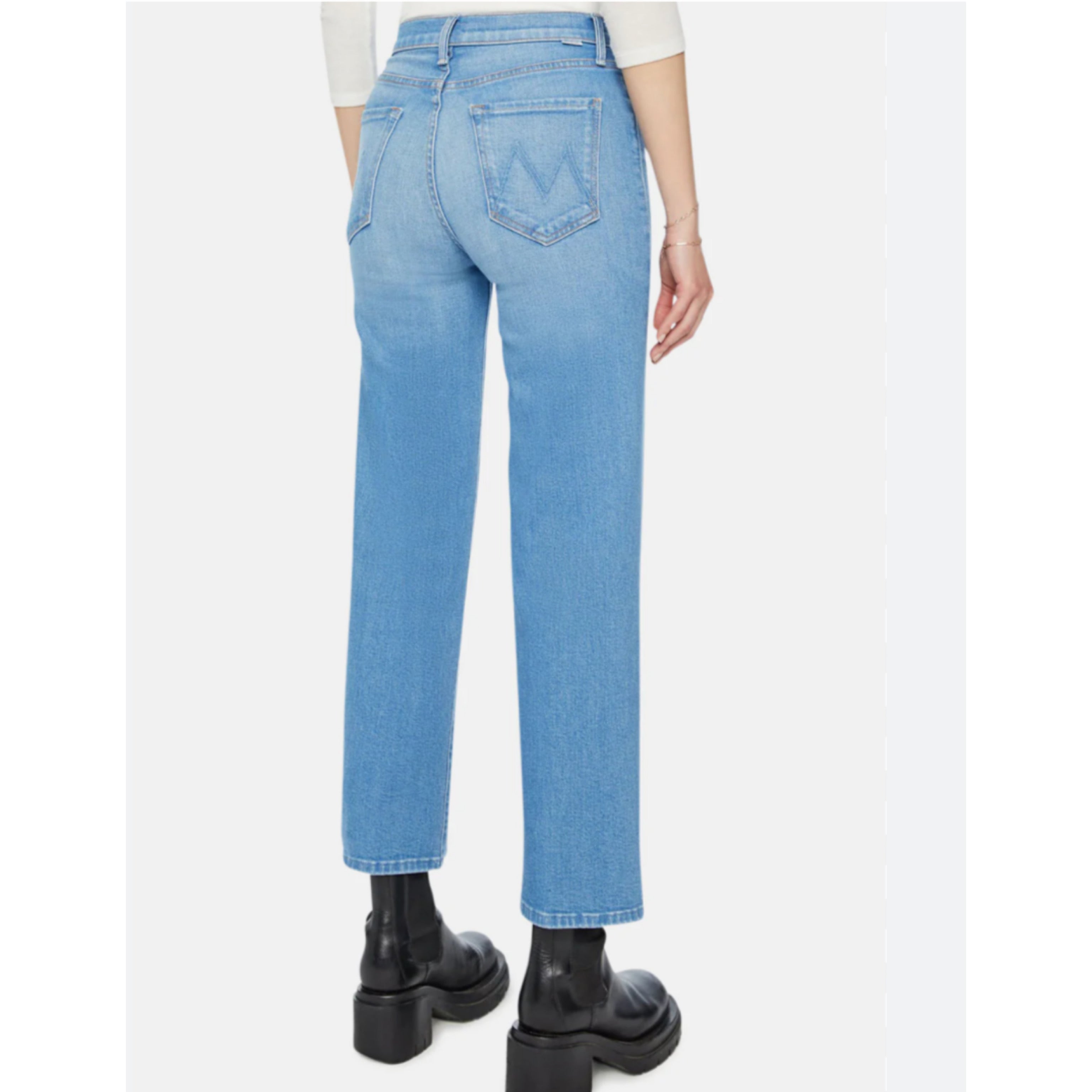 Mother Rambler Zip Ankle jeans, Size 25