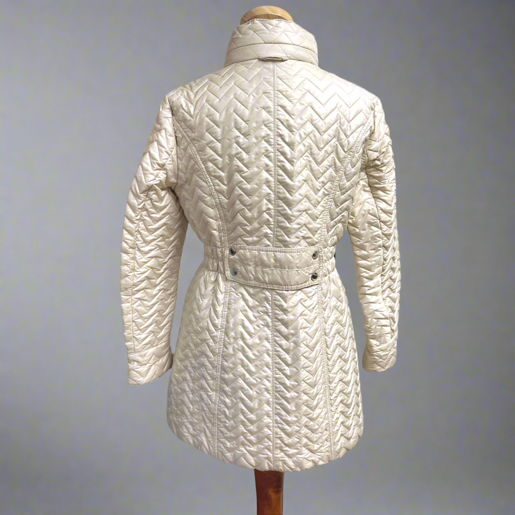 Laundry khaki puffer coat, size M