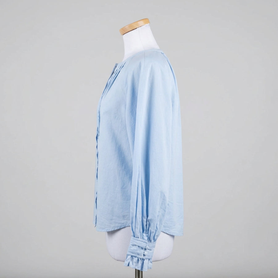 Danielle Fichera light blue blouse, size S, NEW WITH TAGS!