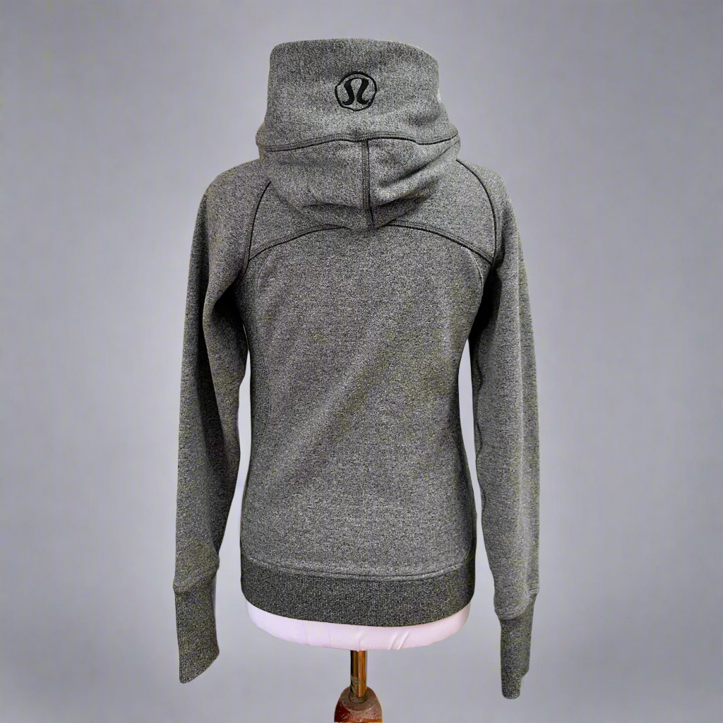 lululemon gray Scuba hoodie, size 4