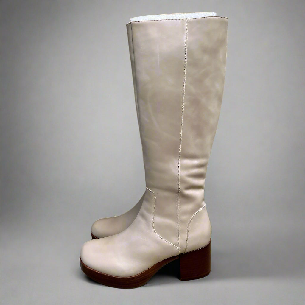 Chocolat Blu bone boots, size 8, NEW IN BOX!