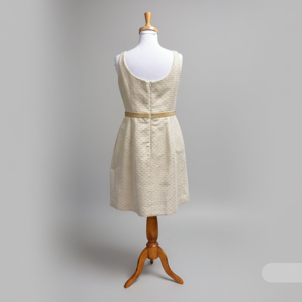 Carmen Marc Valvo gold dress, size 14