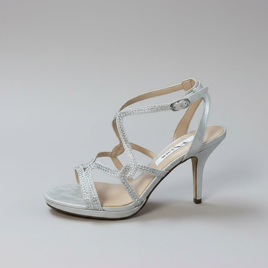 Nina silver Varsha shoes, size 6.5, NEW IN BOX!