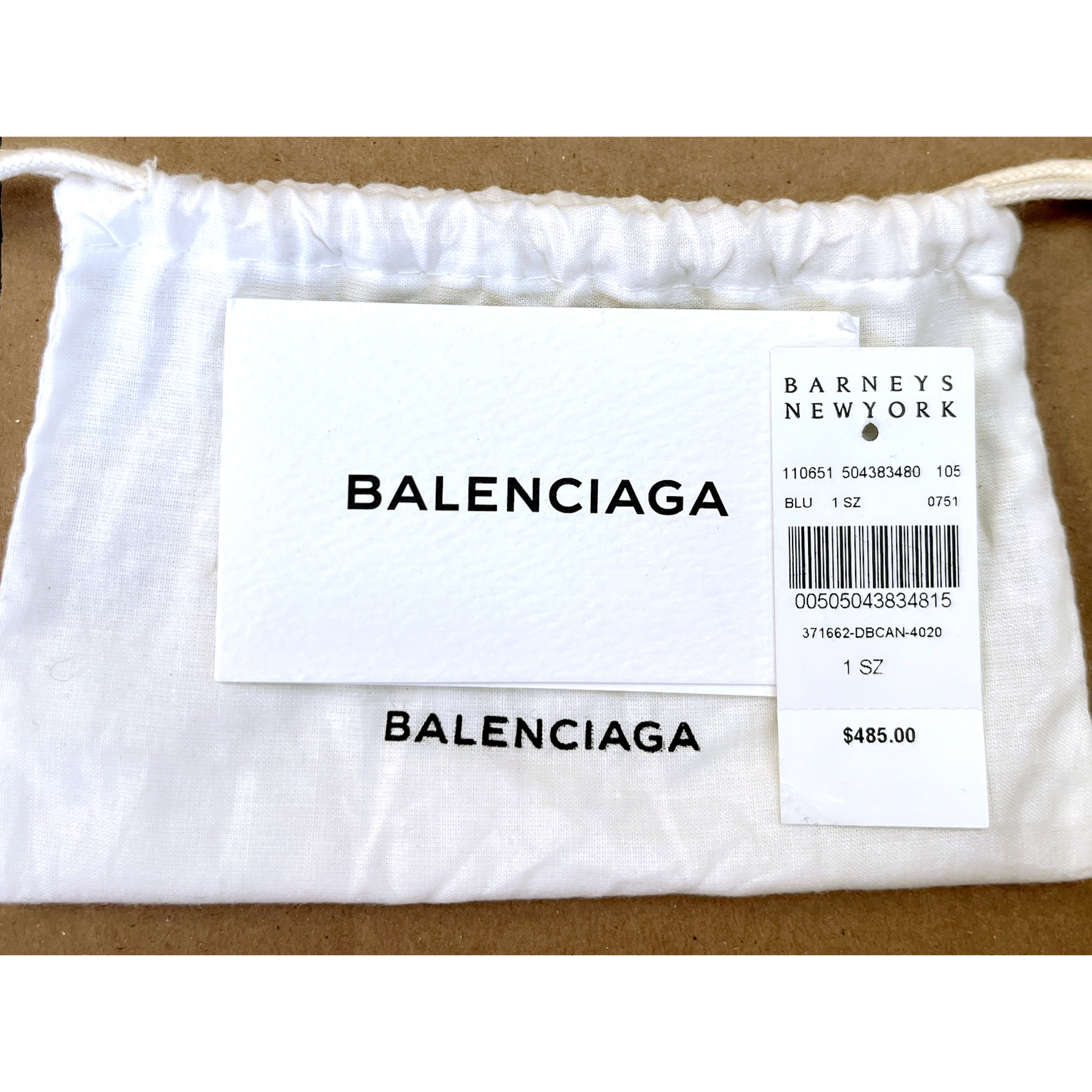 Balenciaga navy leather wallet, NEW WITH TAGS!