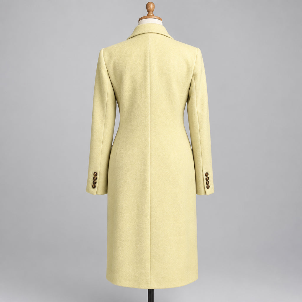 Ann Taylor yellow wool blend coat, size XS