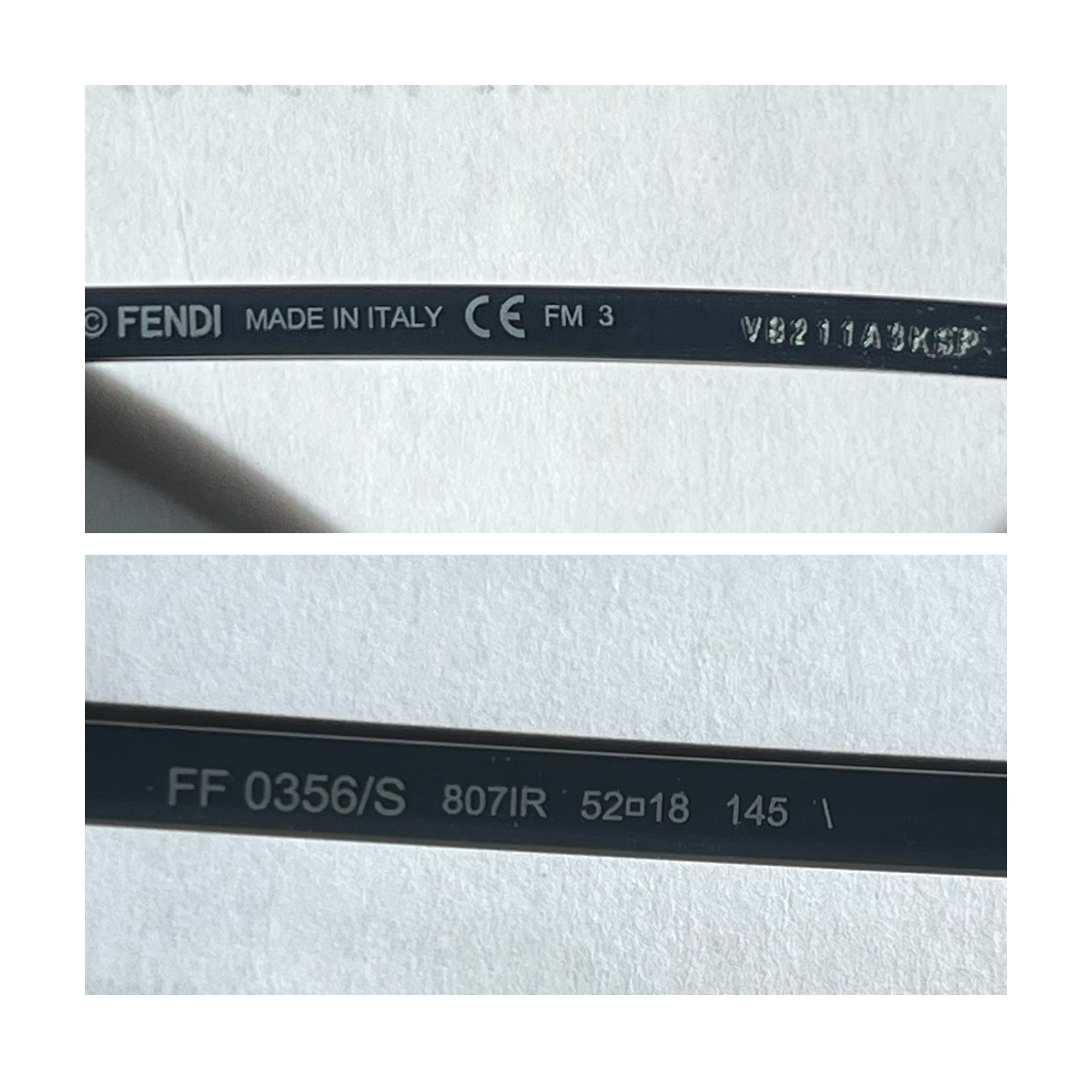 Fendi blue cat eye FF 0356/S sunglasses, NEW IN BOX!