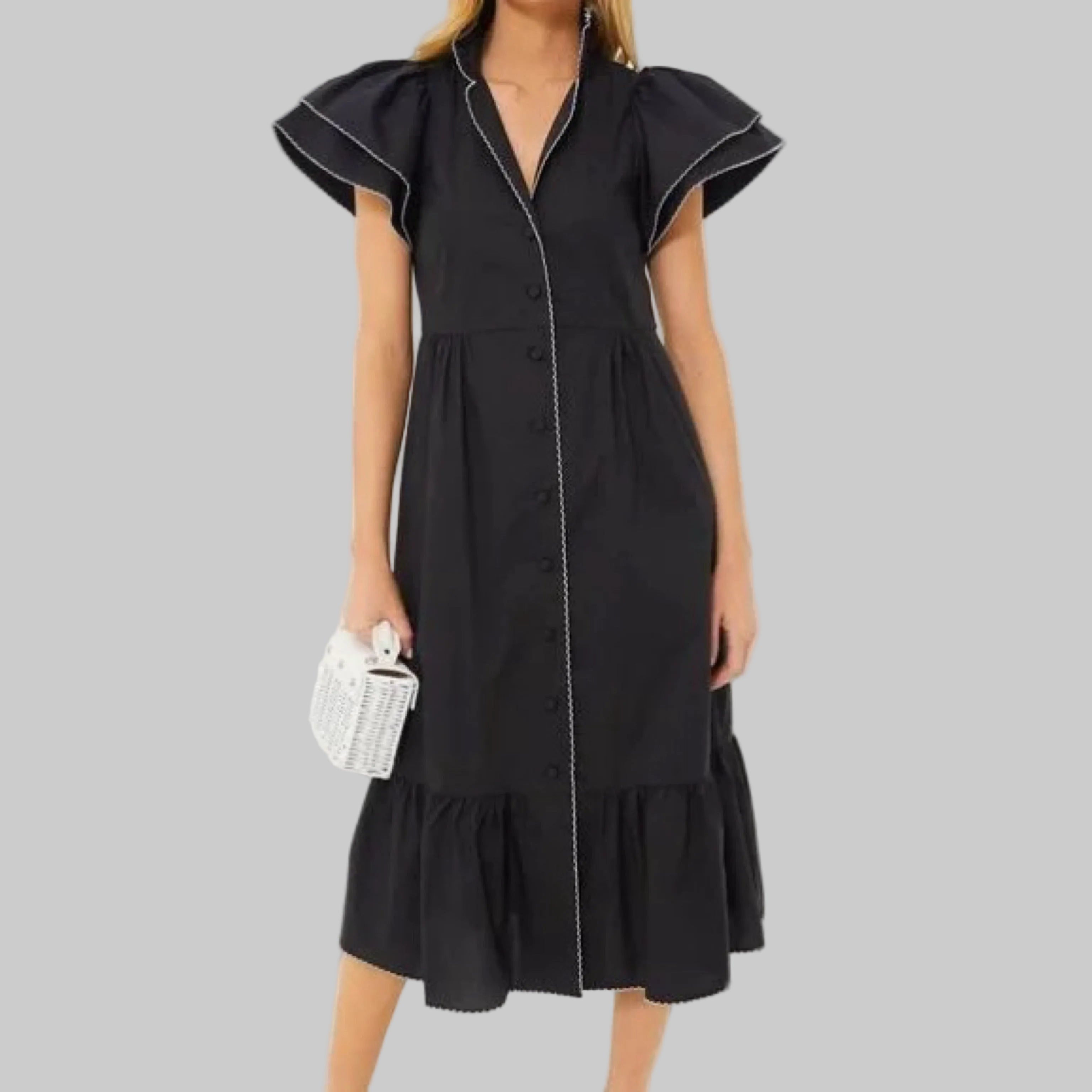 Tuckernuck black Alice dress, size S, NEW WITH TAGS!