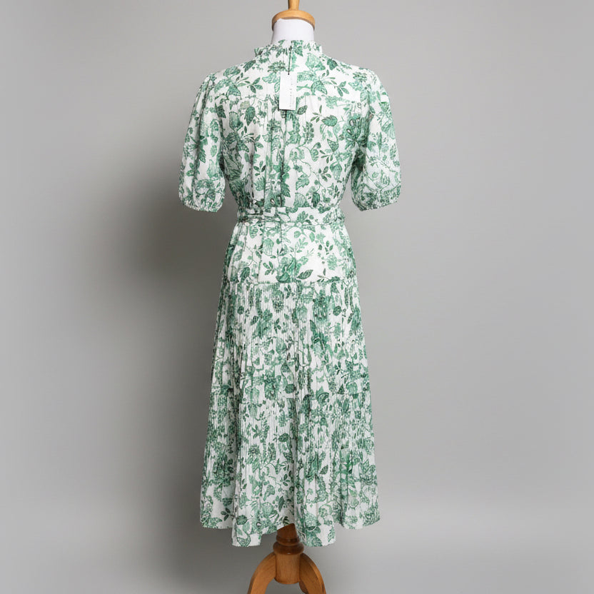 Current Air white and green floral dress, size M, NEW WITH TAGS!
