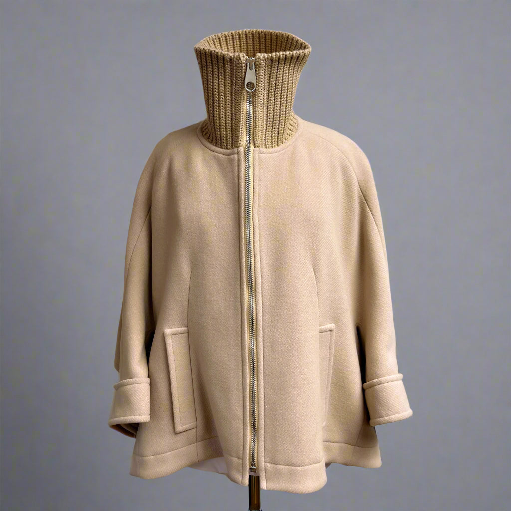 Chloe beige wool coat, size 6, LIKE NEW!