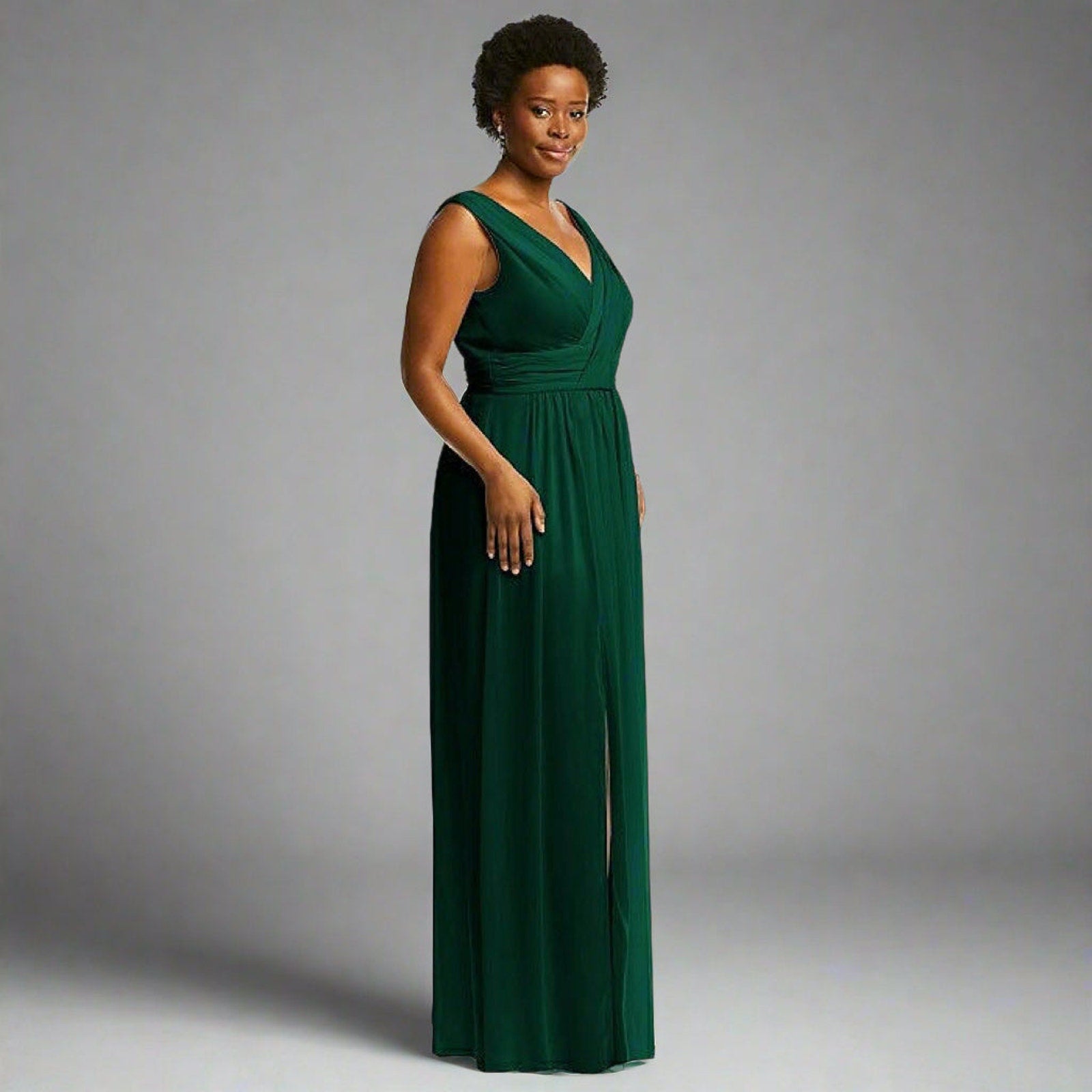 Dessy evergreen dress, size 16, NEW WITH TAGS!