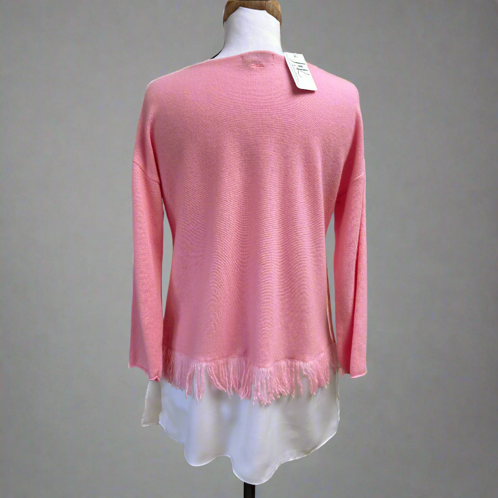 Tyler Boe pink cashmere sweater, size S, NEW WITH TAGS!