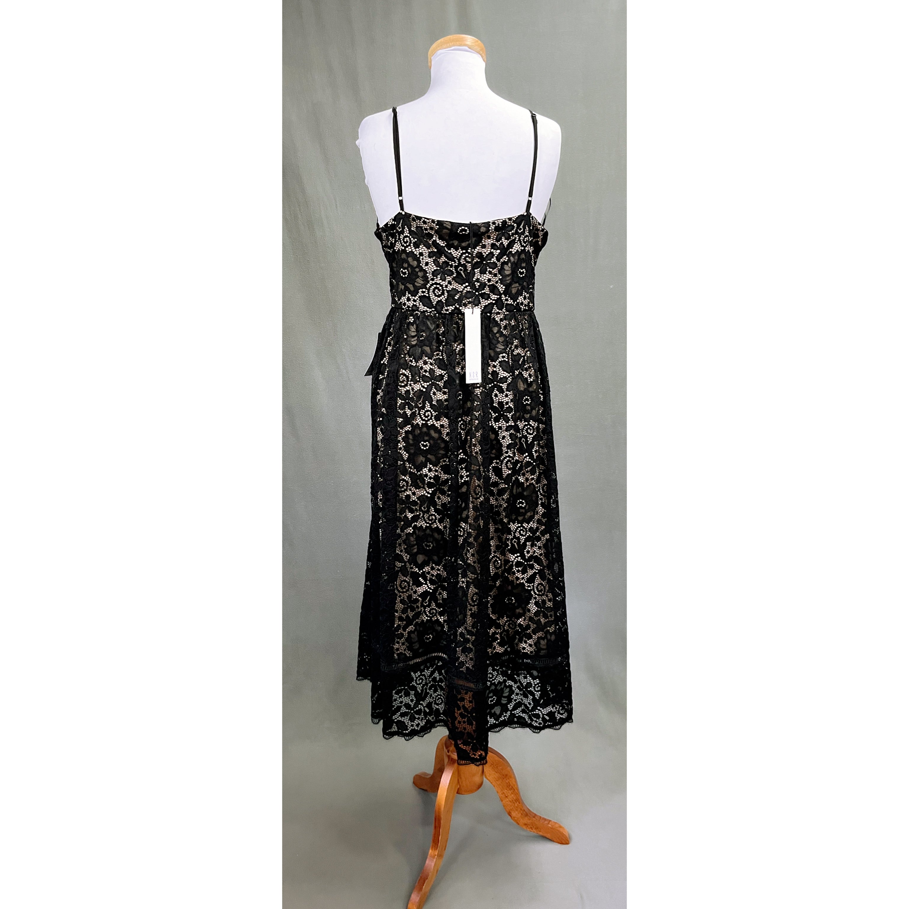 NSR black lace dress, size XL, NEW WITH TAGS!