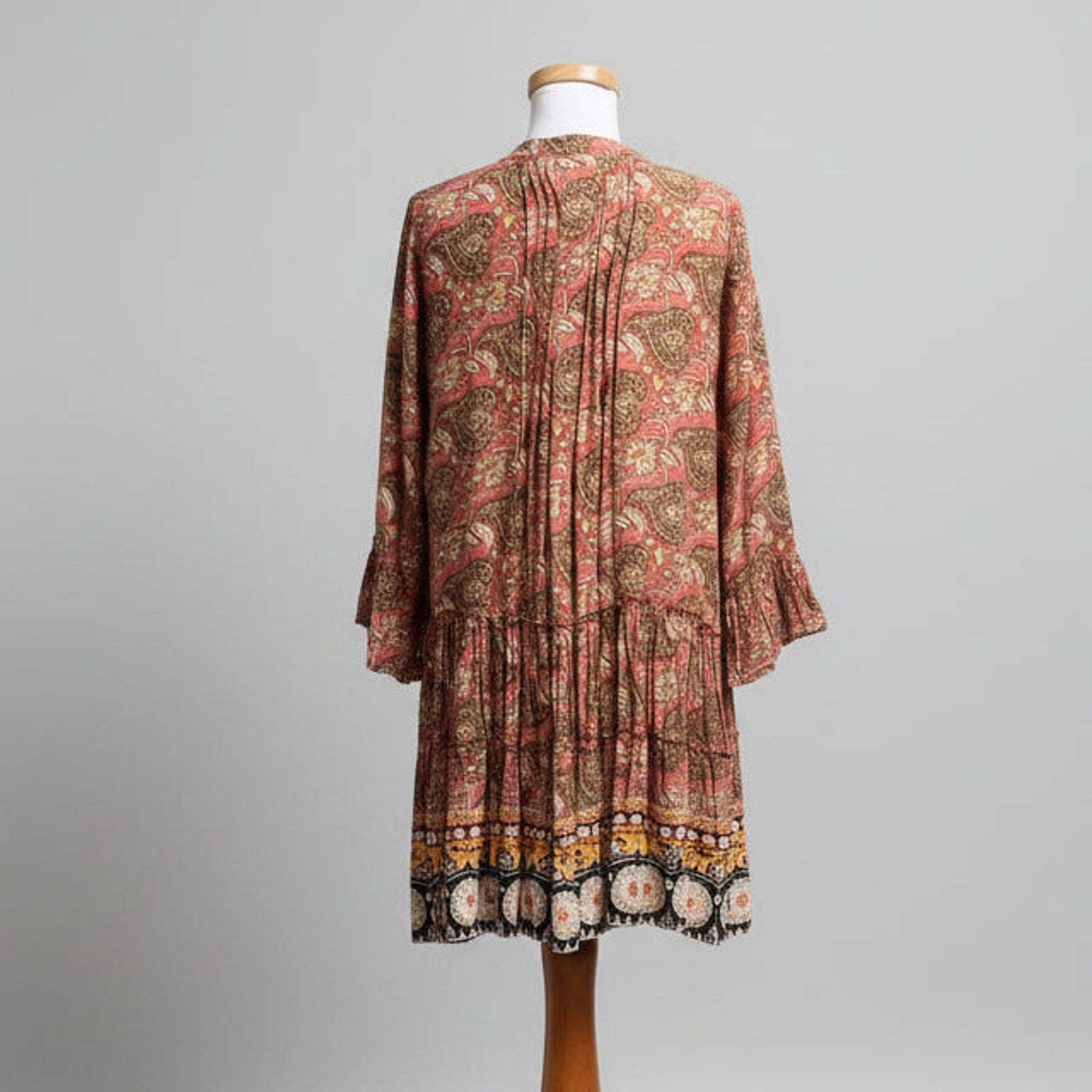 Sea Lustre cinnamon print Penny Swing dress, size S/M
