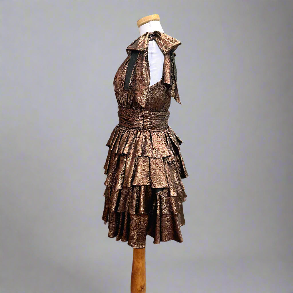 Ed Young bronze dress, size L