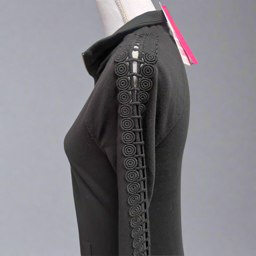 Lilly Pulitzer black Skipper Popover dress, size XXS, NEW WITH TAGS!