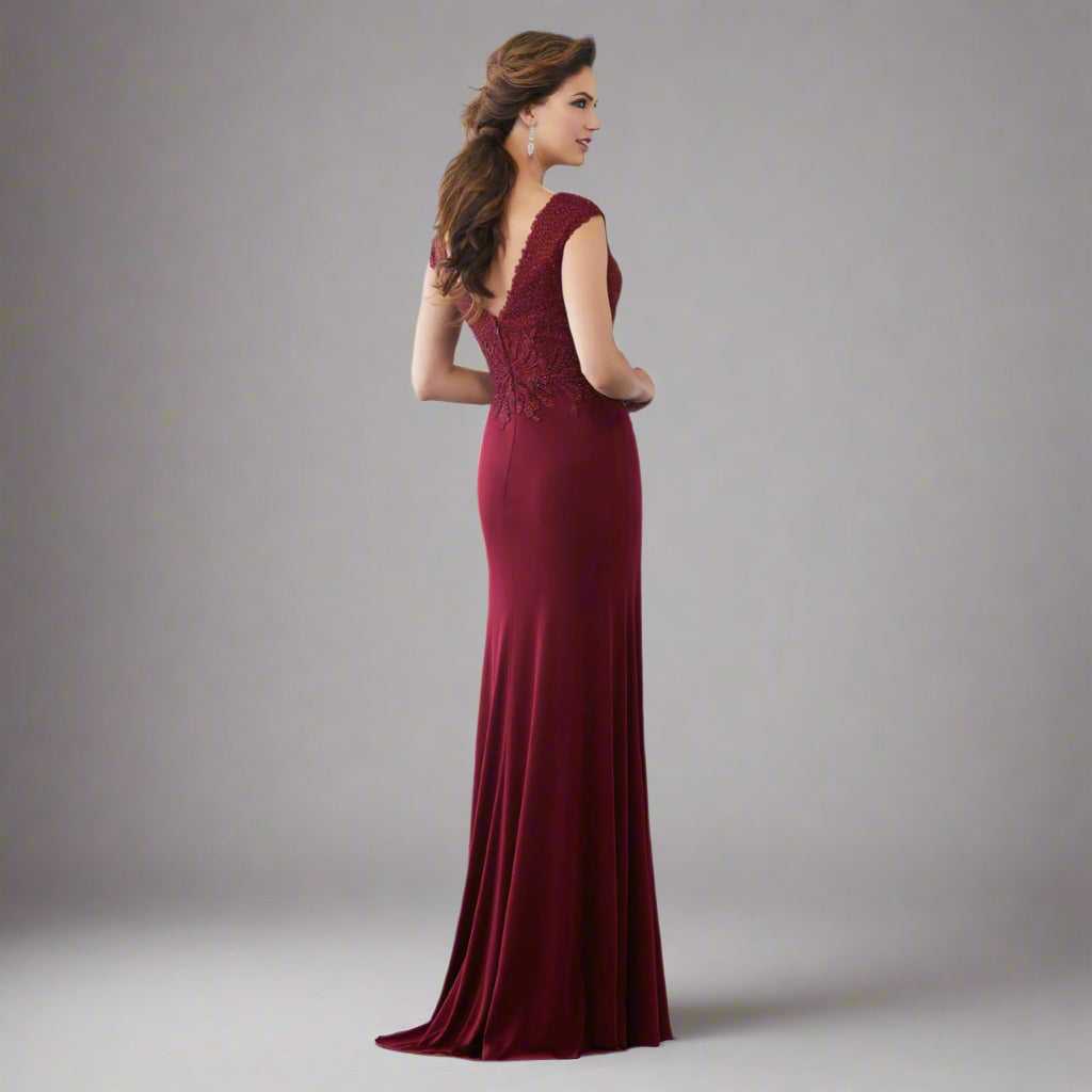 MGNY burgundy dress, size 6
