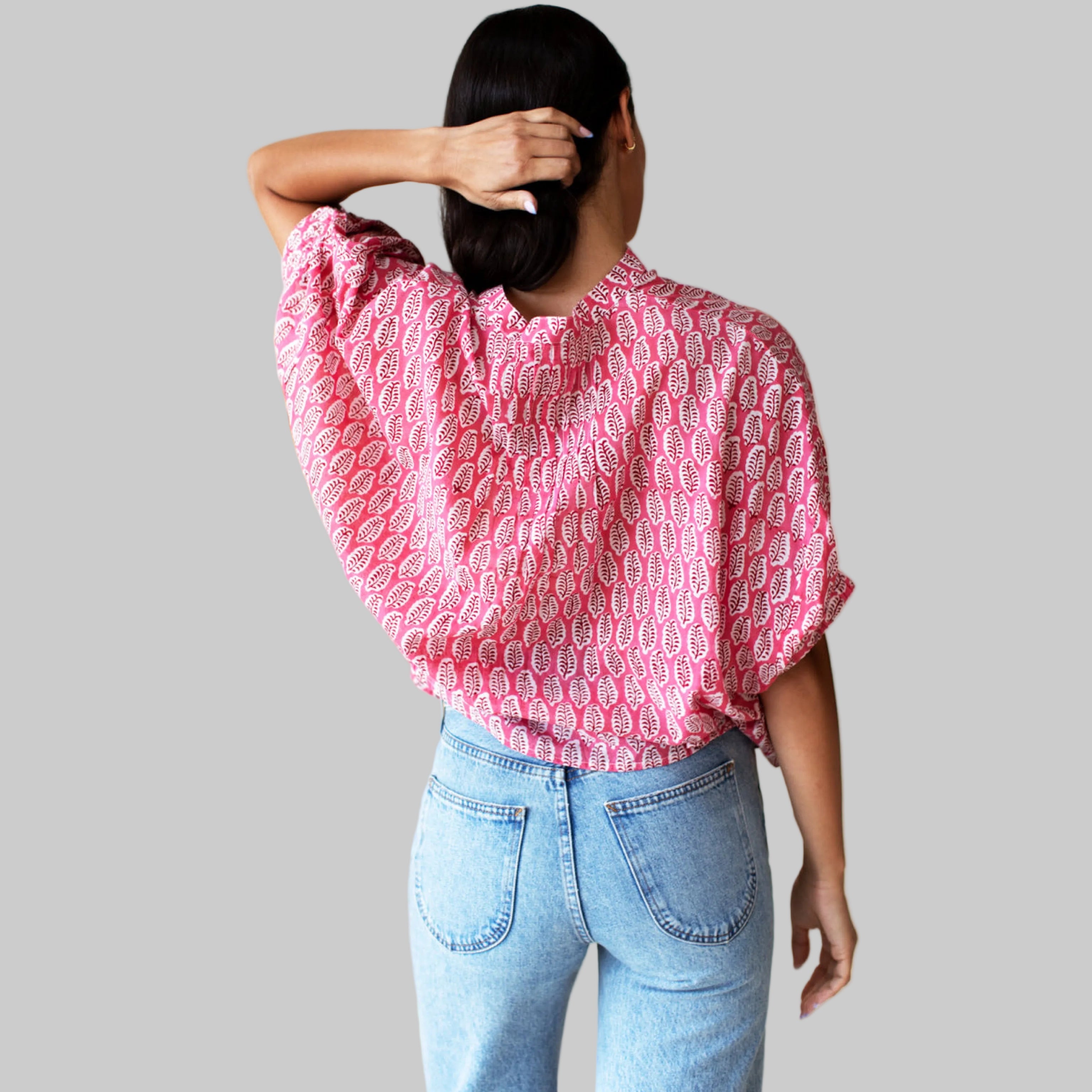 Emerson Fry pink Rosey blouse, one size fits most