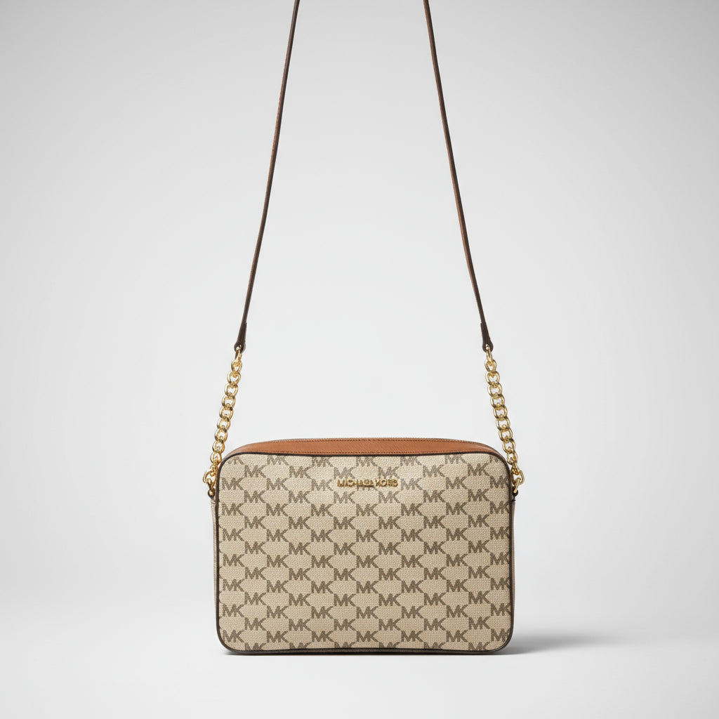 Michael Kors tan crossbody bag, NEW WITH TAGS!