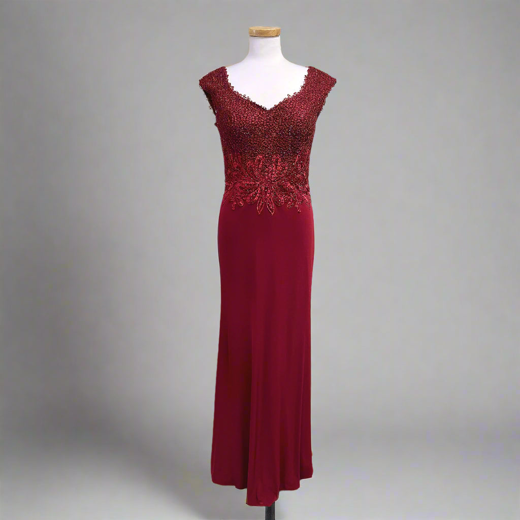 MGNY burgundy dress, size 6
