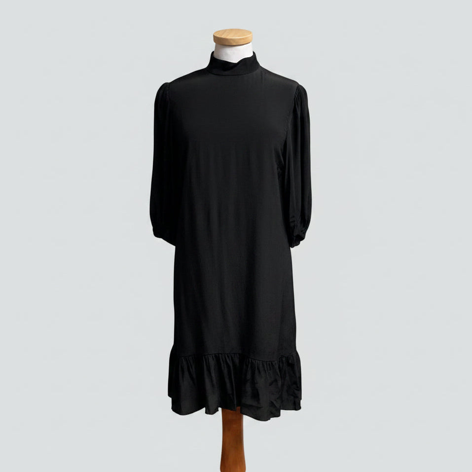The Kooples black Flounce dress, size S, NEW WITH TAGS!
