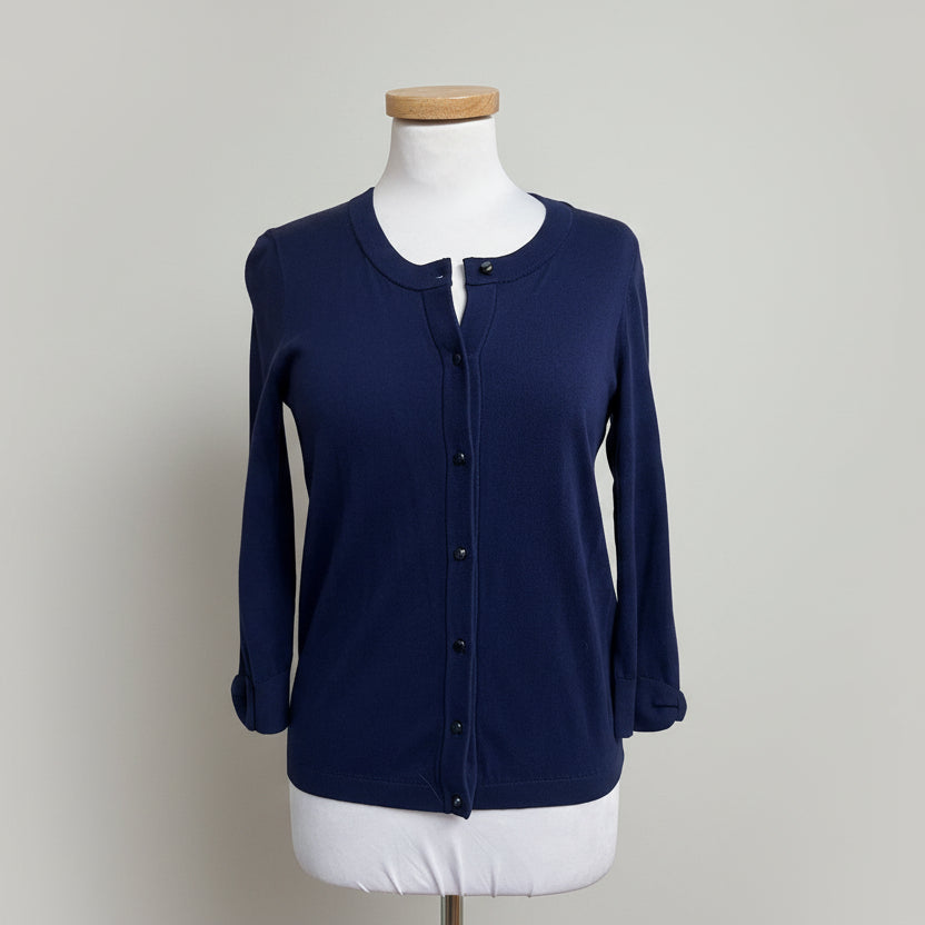 Kate Spade navy Somerset cardigan, size S, NEW WITH TAGS!