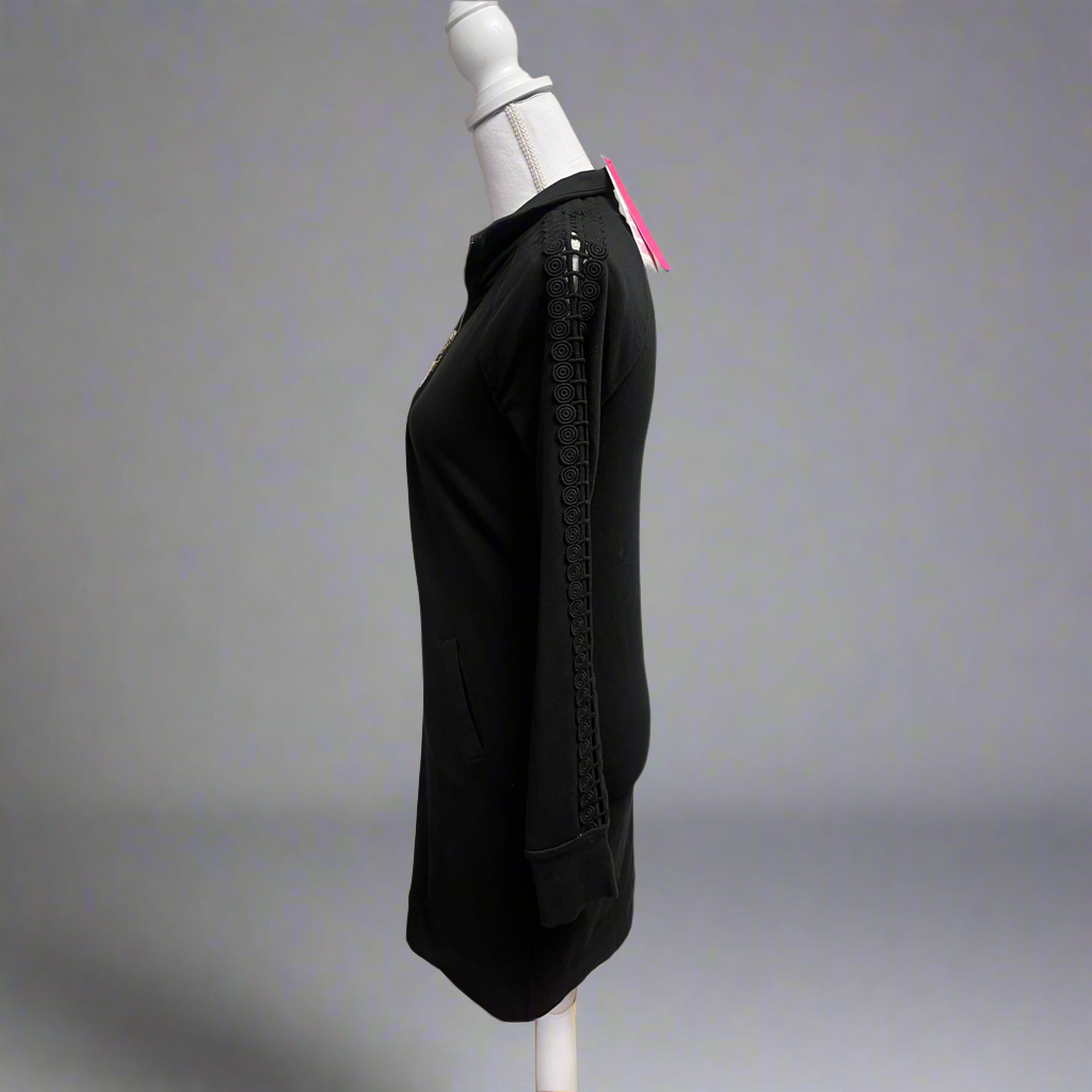 Lilly Pulitzer black Skipper Popover dress, size XXS, NEW WITH TAGS!