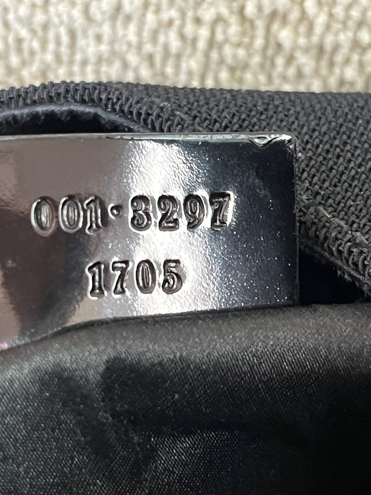 Gucci black nylon handbag
